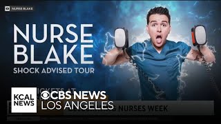 Comedian Nurse Blake talks about how his career as a nursed fueled his comedy [upl. by Felicio426]