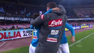 Il gol di Zielinski  Napoli  Lazio 41  Giornata 24  Serie A TIM 201718 [upl. by Slosberg]