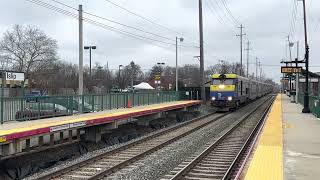 The last LIRR Train 8706 at Islip with a side of Horntism [upl. by Agn]