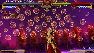 FateUC PSP Gilgameshs Advanced Enkidu  Gate of Babylon Combos [upl. by Kcirednek538]