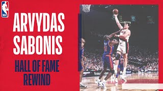 Why Arvydas Sabonis was one of the most dominant NBA players EVER  Hall of Fame REWIND ⏪ [upl. by Daniel909]