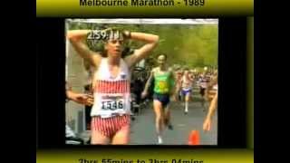 The 1989 Melbourne Marathon Finish2hrs 55min to 3hrs 04 mins [upl. by Silverts]