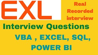 5 MUSTKNOW Excel Interview Questions [upl. by Esilegna]