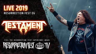 Testament  Live at Resurrection Fest EG 2019 Viveiro Spain Full Show Pro Shot [upl. by Eidoc807]