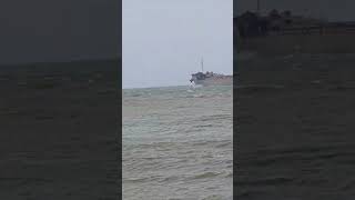 GOLIATH PASSING🌊ship bulkcarrier omgtanker usa OMG epic carrier roughseas waves oiltanker [upl. by Acinot]