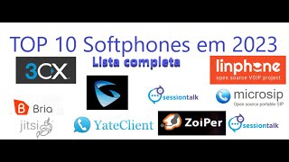 TOP 10 Softphones VoIP em 2023 Disponiveis para Download [upl. by Pucida272]