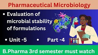 evaluation of microbial stability of formulation [upl. by Rhynd516]