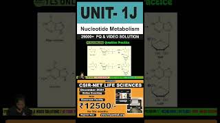 CSIR Practice Question  Unit 1 Biochemistry  Topic J  csirpreviousyearquestions [upl. by Justen182]