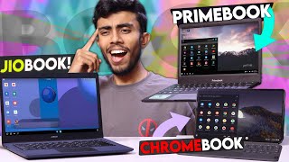 Primebook vs Jiobook vs Chromebook⚡Biggest Comparison The Real Winner🔥 Best Laptop Under ₹15K [upl. by Drarreg]