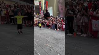 Times Square street breakdancing 917timessquare breakdancing manhattan newyorkcity [upl. by Suivat975]