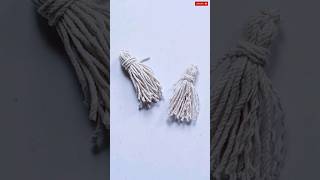 DIY Tassel Making  How to make tassels at home  Crochet Tassel  Woolen Tassel shorts viral diy [upl. by Rennie]