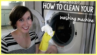 HOW TO CLEAN YOUR WASHING MACHINE Quick amp Easy [upl. by Joiner]