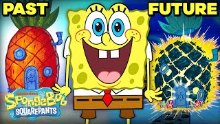 The COMPLETE SpongeBob House Timeline 🍍  SpongeBob [upl. by Oidiple]