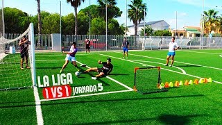 GOLEADA LIGA 1VS1  JORNADA 5  ¡RETO FÚTBOL Crazy Crew [upl. by Ardnaxila]