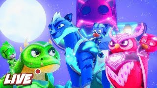 Here Come The PJ Riders  PJ Masks LIVE 247 🔴  Kids Cartoon  Video for Kids pjmasks [upl. by Leaw]