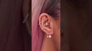 The Most Creative Cartilage Ear Curation Piercing Inspiration Ideas for Women [upl. by Ariat]