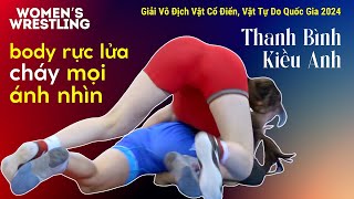 🤼 VẬT NỮ BODY RỰC LỬA ĐỐT CHÁY THẢM ĐẤU Lẫn Cả Khán Đài womenwrestling hipthrowwrestling [upl. by Slorac72]