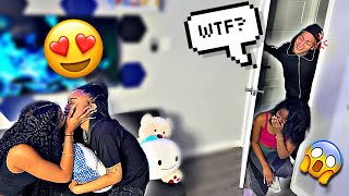 I GOT ​⁠brittanykiana IN THE ROOM FOR A KISS😱💋 GONE RIGHT… VLOGMAS DAY 1⛄️ [upl. by Norga]