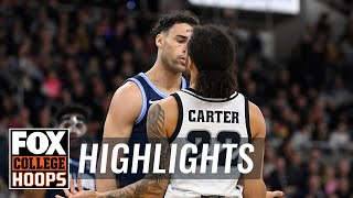 Villanova Wildcats vs Providence Friars Highlights  CBB on FOX [upl. by Yekcaj]