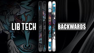 20232024 BACKWARDS  LIB TECH SKIS [upl. by Siusan]