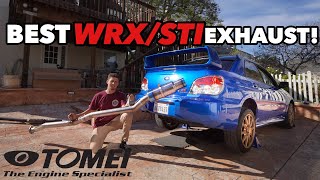 THE BEST SUBARU WRXSTI EXHAUST Tomei EXPREME Ti [upl. by Polito]