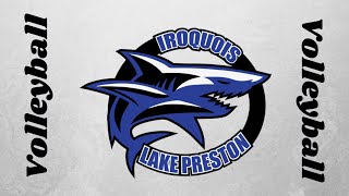 JH IroquoisLake Preston Sharks vs WolseyWessington Springs Warbirds VB [upl. by Yenots371]