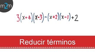 Reducir términos con parentésis │ ejercicio 2 [upl. by Cleopatra577]