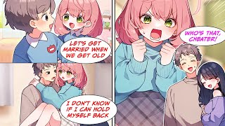 Manga Dub Im living with my childhood friend One day I bring home a model and RomCom [upl. by Umeh]