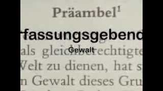 Wo bleibt die Verfassung die uns mit dem Grundgesetz versprochen wurde [upl. by Ahsienor]