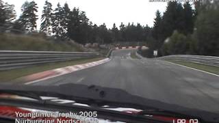 Youngtimer Trophy 2005 Nordschleife mit Olaf Rost im Audi 50 [upl. by Yacov]