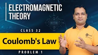 Coulombs Law  Problem 1  Coulomb’s Law and Electric Field Intensity  Electromagnetic Theory [upl. by Doll]