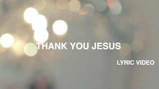 Thank You Jesus Lyric Video  Hillsong Worship [upl. by Nerraj]