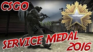 CSGO How to get all 2016 Service Medals [upl. by Ramel]