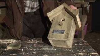 Making a Birdbox  Sustainable Somersetmov [upl. by Zanas283]