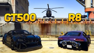 Rescatamos Un GT500 Y Un R8 Twin Turbo De La Policia Gta Rp [upl. by Nawek]