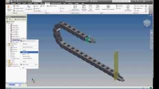 Tutorial Autodesk Inventor  řetěz a dynamická simulace [upl. by Jimmie]