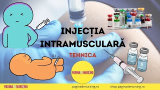 Injecția intramusculară Tehnica IM [upl. by Nadia431]