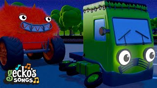 Baby Trucks Halloween Tricks｜Geckos Garage｜Childrens Music｜Trucks For Kids｜Geckos Songs [upl. by Lilah547]