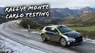 Rallye Monte Carlo Testing 👌🏔️ [upl. by Odracer]