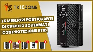 I 5 migliori porta carte di credito schermati con protezione RFID [upl. by Jehias]