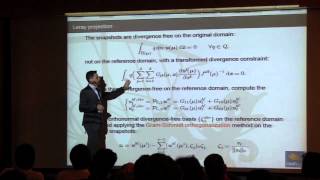 Gianluigi Rozza quotRecent advances on reduced order modellingquot  WCCM XI  ECCM V  ECFD VI 2014 [upl. by Eisse]