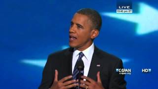 President Obama Acceptance Speech at 2012 Democratic National Convention CSPAN  Full Speech [upl. by Colin]