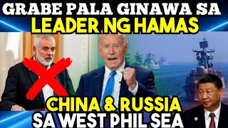 GRABE LEADER ng HAMA ITINUMBA CHINA and RUSIA nasa WEST PHILIPPINE SEA [upl. by Kimber]