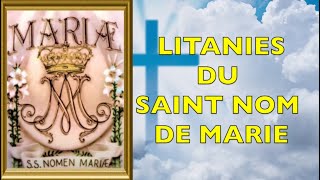 LITANIES DU SAINT NOM DE MARIE  FÊTE LE 12 SEPTEMBRE marie dévotion viergemarie nom septembre [upl. by Atined]