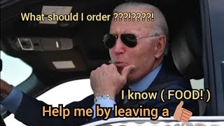 Joe Biden ordering through the drivethru what it would be like [upl. by Kylynn]