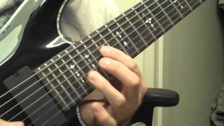 Born Of Osiris  Follow The Signs Solo Tutorial [upl. by Llehcar]