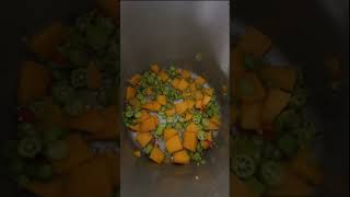 🌶️ Cooking up Callaloo in Trinidad 🇹🇹 foodshorts caribbean trinidad [upl. by Odraboel]