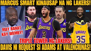 LAKERS KUKUNIN SI ADAMS AT VALENCIUNAS PARA KAY DAVIS SMART SA LAKERS DIN SHAQ SINABIHAN SI WEMBY [upl. by Ettelrahc]