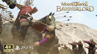 Can 100 Elite Knights Defeat 1000 Empire Archers⚔️ Epic Battle mountandblade2 ps5gameplay 4k [upl. by Keeton]