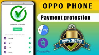 OPPO Phone How To Enable PAYMENT PROTECTION settings  Fraud honea sea bachea Payment protection 😯😯 [upl. by Glovsky860]